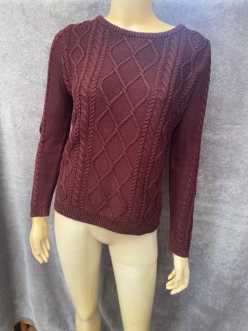 Pull marron foncé taille 44 pimkie