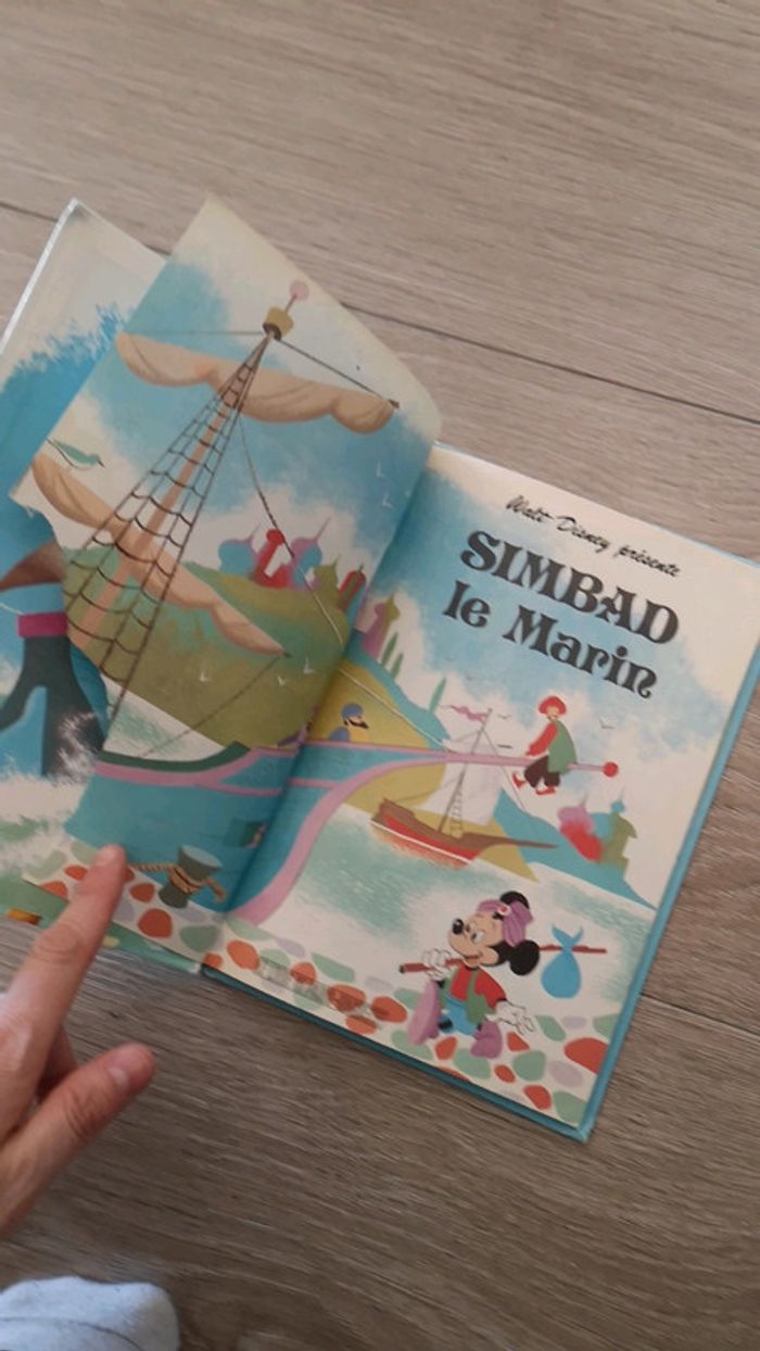 Livre simbad le marin Disney mickey le club du livre - photo numéro 4