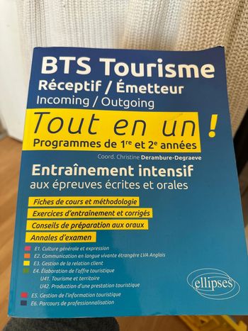 Bts tourisme réceptif /émetteur