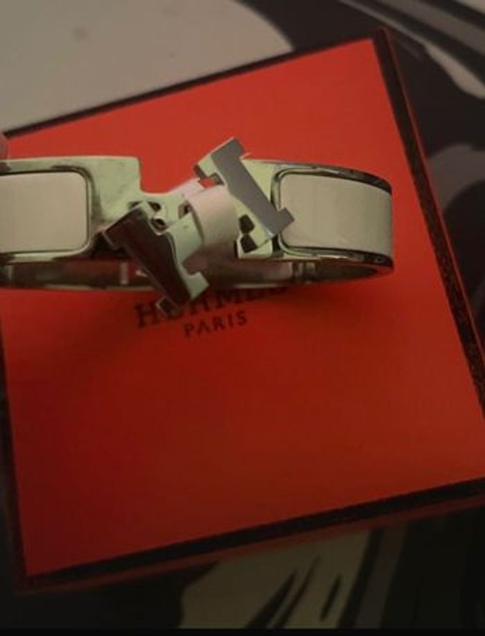 Bracelet hermès Blanc 19cm - photo numéro 10