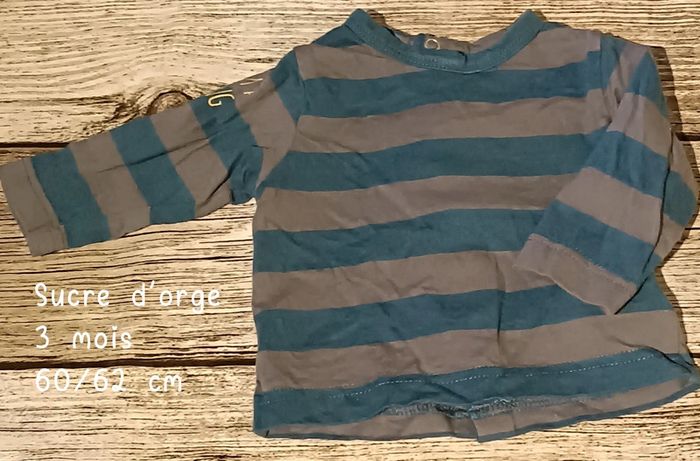Tee-shirt manches longues Sucre d'Orge 3 mois