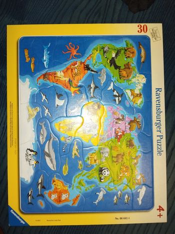 Puzzle les animaux dans le monde