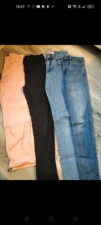 Lots de 4 jeans femme 