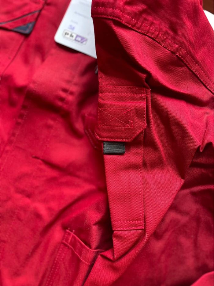 Veste de travail rouge PKA 100% coton taille 56 - photo numéro 10