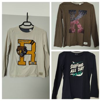 Lot de 3 T-shirts manches longues