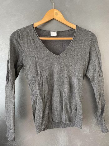 Sweat gris camaïeu