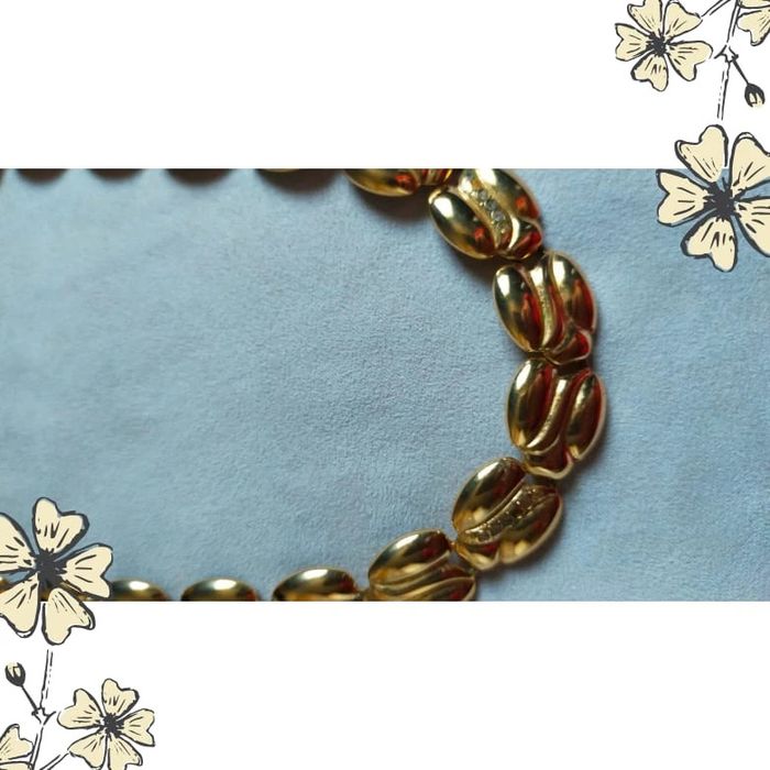 Collier vintage doré sculpté – Élégance rétro - photo numéro 7