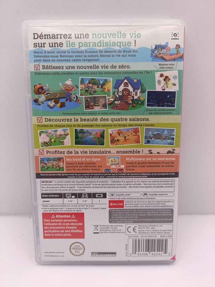 Jeu switch Animal Crossing - photo numéro 2
