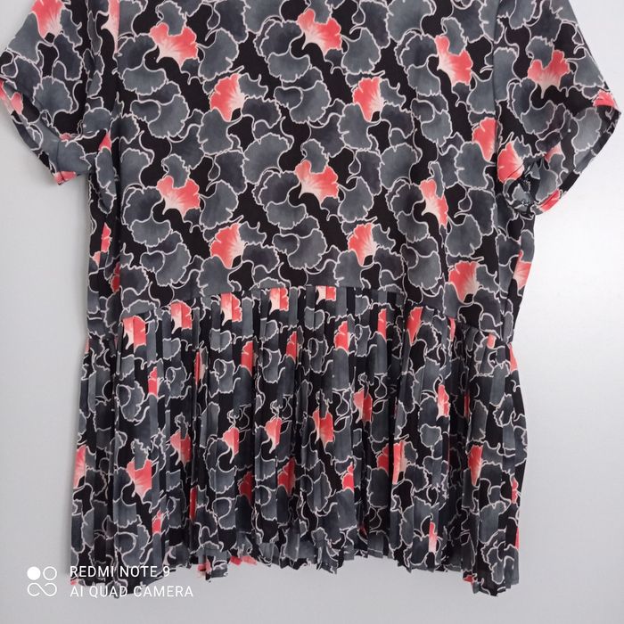 Blouse grise à fleurs t40 - photo numéro 5