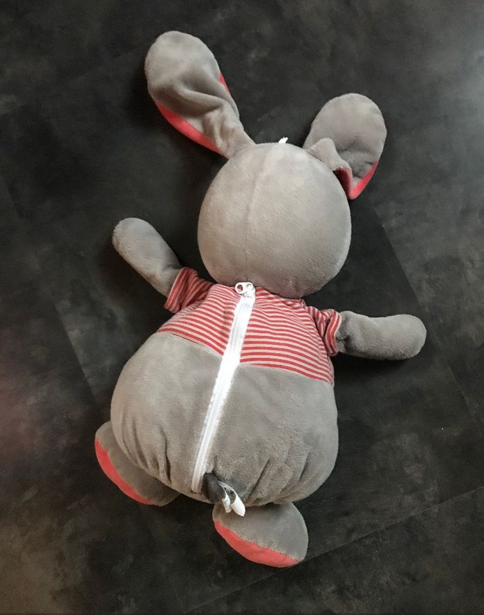 Joli lapin porte pyjama 62 cm Sucre d'orge - photo numéro 3