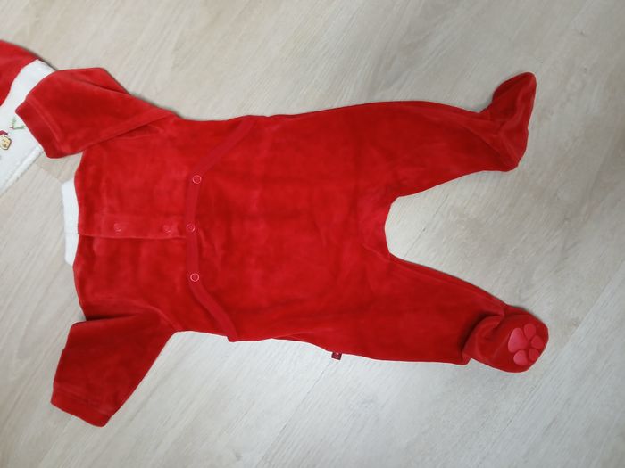 Pyjama Winnie Disney noël rouge bonnet - photo numéro 6