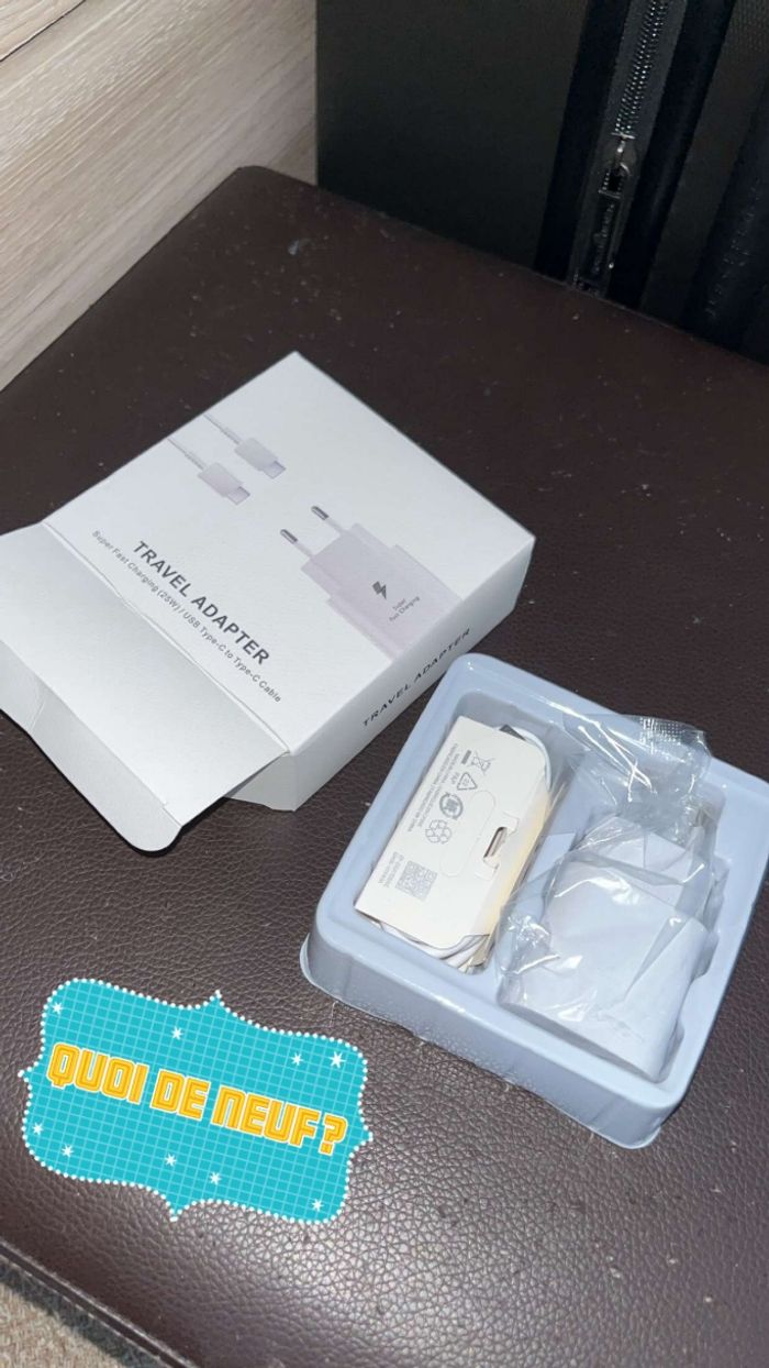 Chargeur rapide type usb c