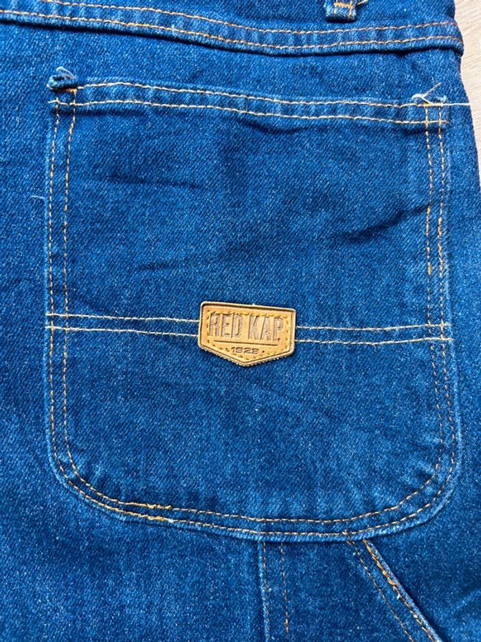 Jean Carpenter Vintage Red Kap Workwear 100% Coton W40 L32 Made in Mexico - photo numéro 5