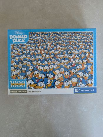 Puzzle impossible Clementoni Disney Donald Duck - 1000 pièces *Scellé - Neuf*