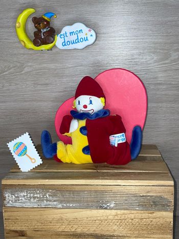 SDO123 doudou clown 🤡 sucre d’orge