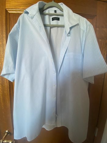 Chemise lignée manches courtes Eterna