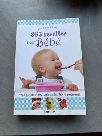 Livre 365 recettes pour bébé