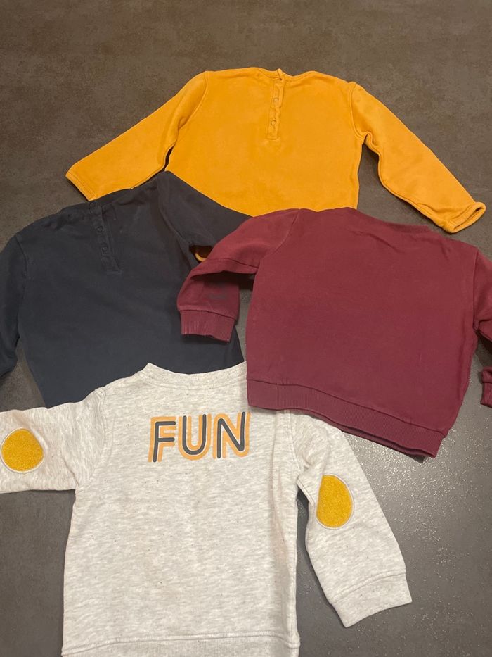 Lot de 3 pulls + 1 gilet Kiabi garçon 3 ans - photo numéro 3