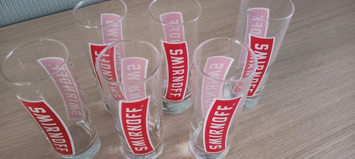6 verres Smirnoff tubo - photo numéro 3