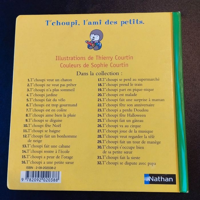 Livre enfant Nathan T'choupi Fête Noël - photo numéro 2
