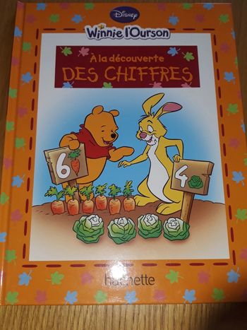 Livre disney winnie l'ourson à la découverte des chiffres