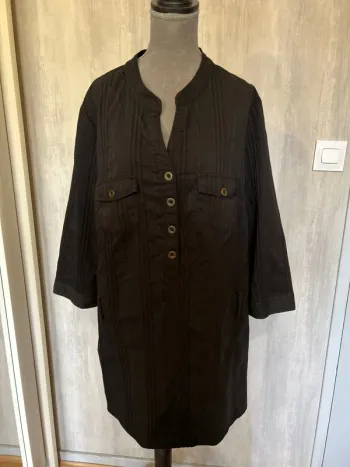 Chemise  tunique noir