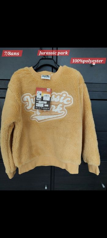 Pull Jurassic park garçon 7/8ans