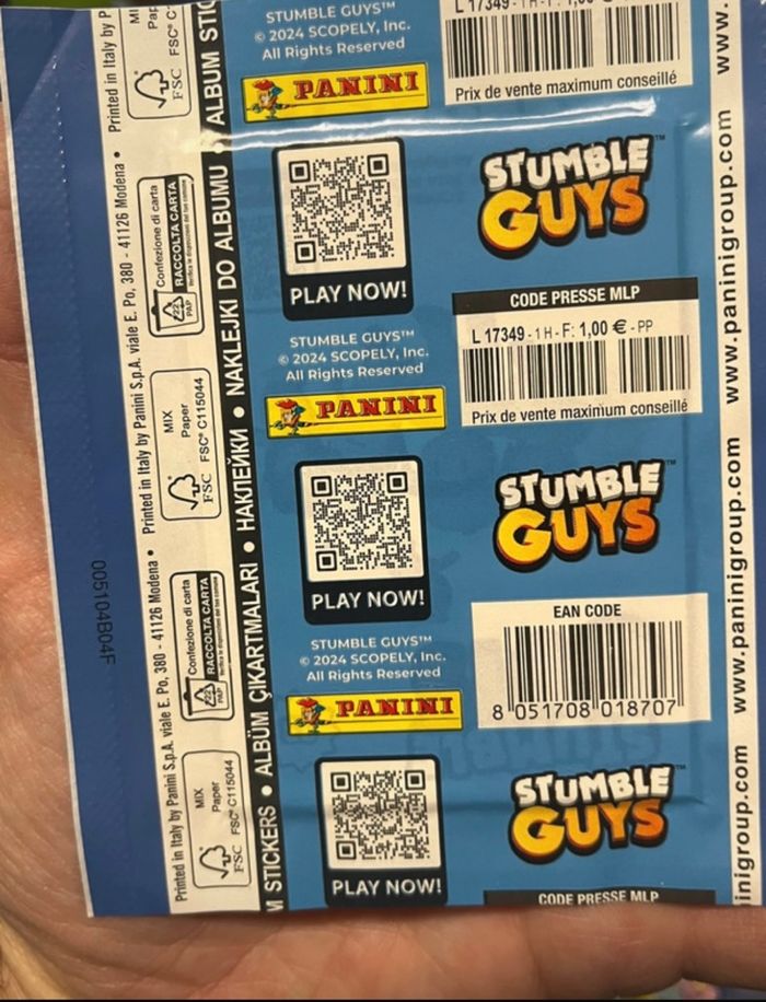 Kit panini stickers Stumble Guys Neuf scellé - photo numéro 9