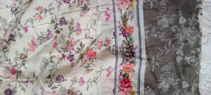 Blouse légère manches 3/4 motif fleurs esprit bohème beige femme 38 promod - photo numéro 15