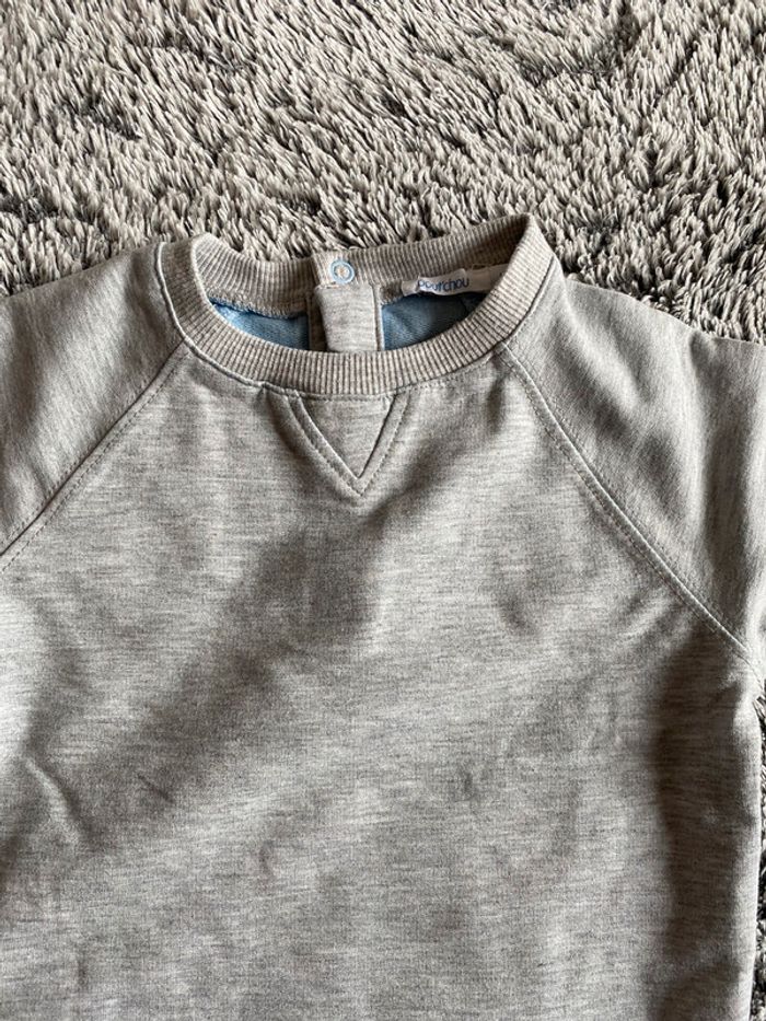 Pull gris Bout’chou - 12 mois - photo numéro 2