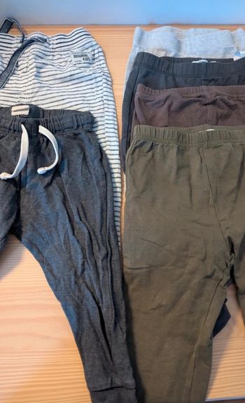 Lot 6 leggings gemo+kiabi