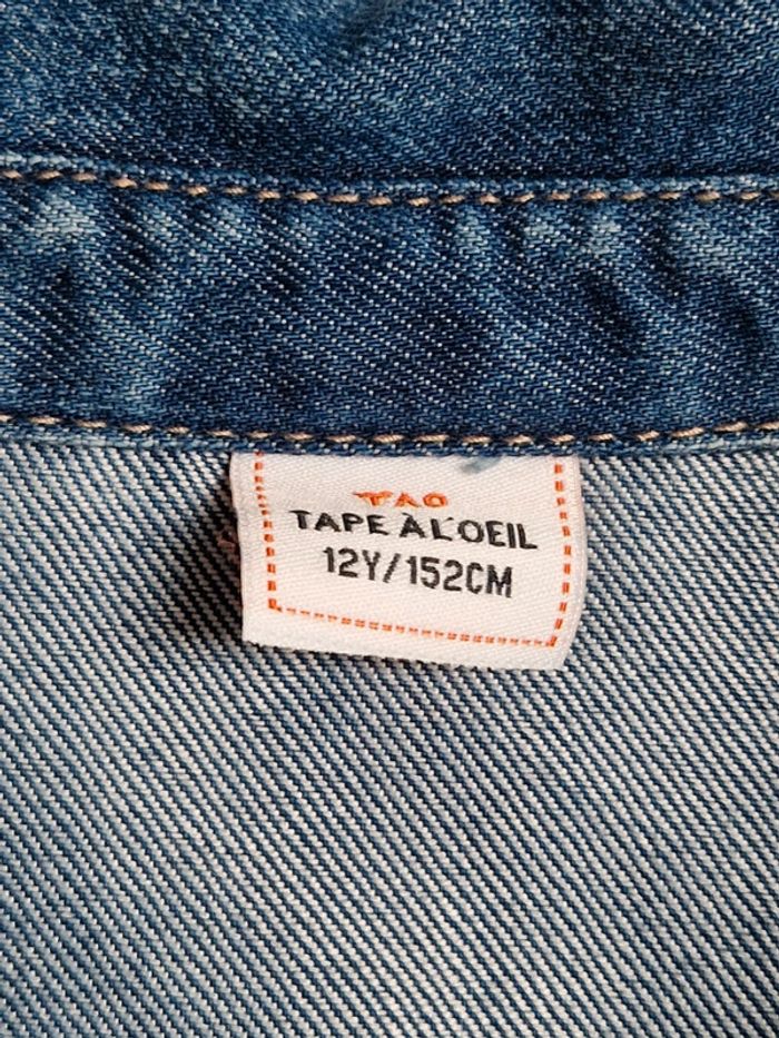 Chemise en jean délavé taille 12 ans Tape à l'œil - photo numéro 4