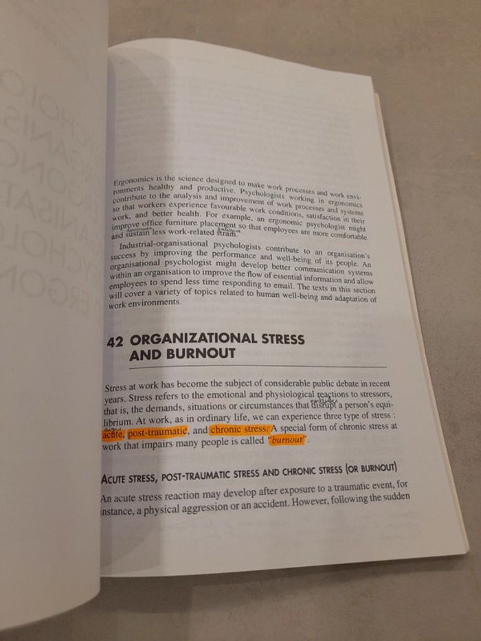 Livre anglais pour psychologues - photo numéro 4