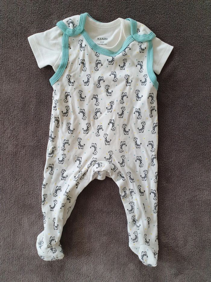 Ensemble salopette et body été