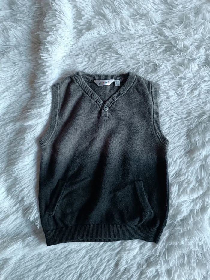 Pull sans manches col V T. 24 mois Kid kanaï - photo numéro 2