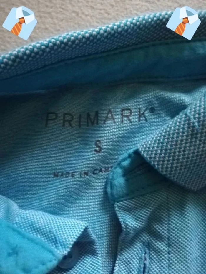T-shirt Bleu Ciel Primark – Taille S - photo numéro 3