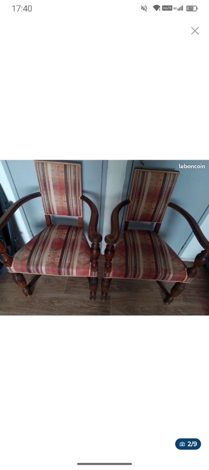 Lot  fauteuil ancien - photo numéro 2