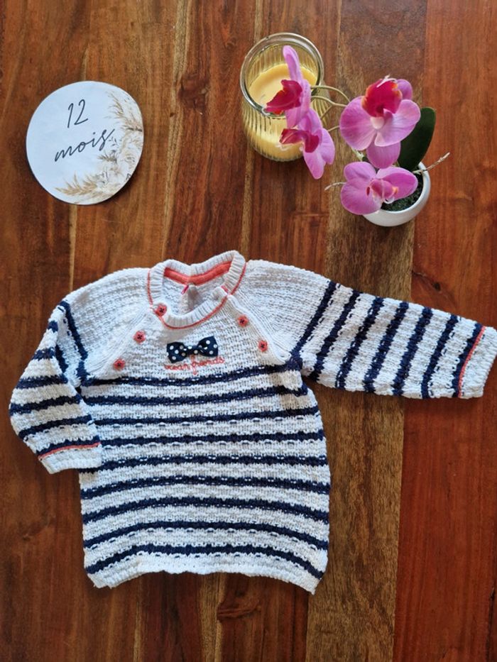 Pull style tricot Orchestra 12 mois