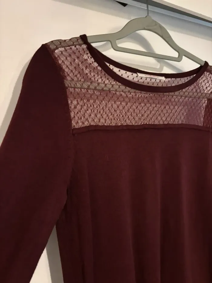 Jolie robe d hiver Camaïeu taille 38 -M en très bon état - photo numéro 2
