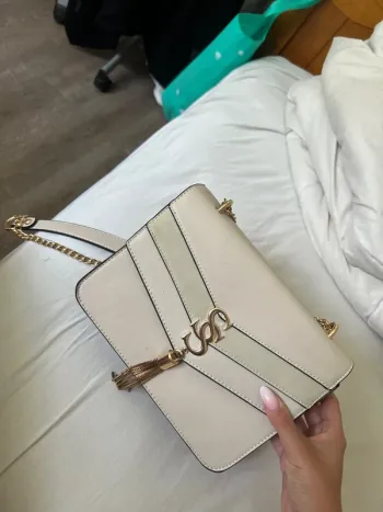 Sac à main beige