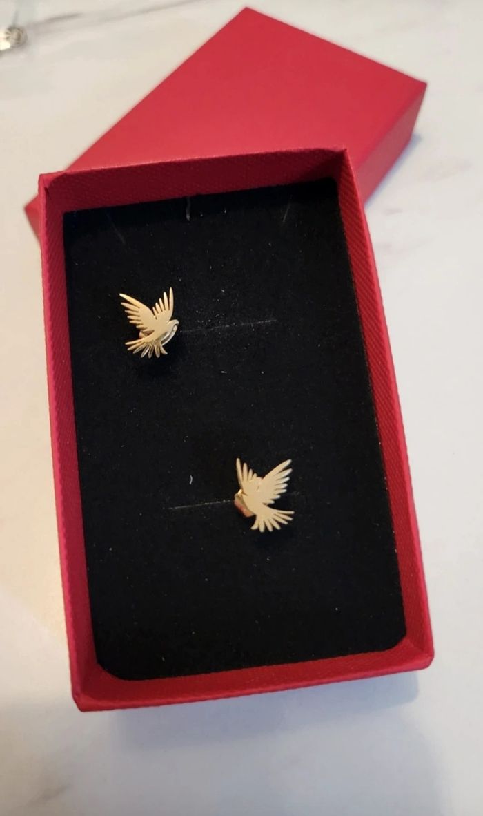 Boucles d'oreilles acier inoxydable