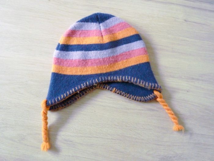 Bonnet gants Fille Gémo 4 ans peruvien ensemble multicolore TBE - photo numéro 3