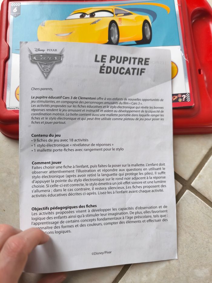 Pupitre éducatif cars - photo numéro 5