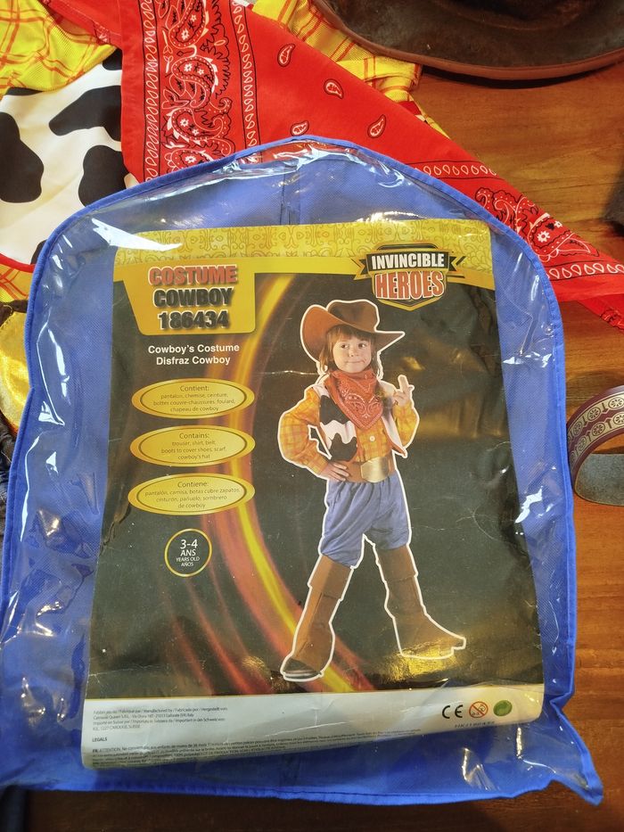 Déguisement cowboy 3-4 ans