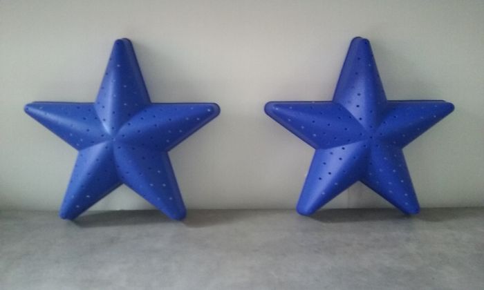 2 appliques étoile Ikéa