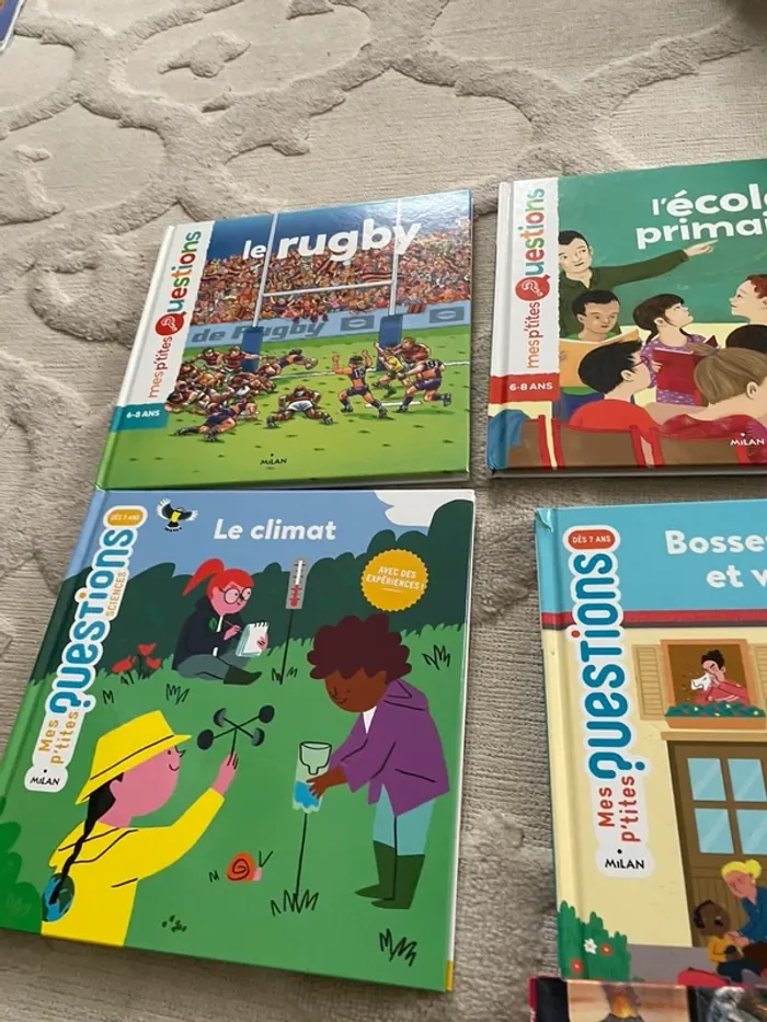 Lot de 7 livres mes p’tites questions et questions réponses - photo numéro 3