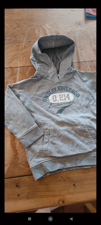 Sweat à capuche 4 ans