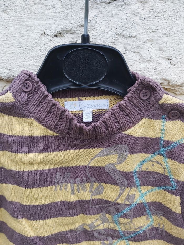 Pull Kitchoun Taille 12 mois très bon état - photo numéro 2