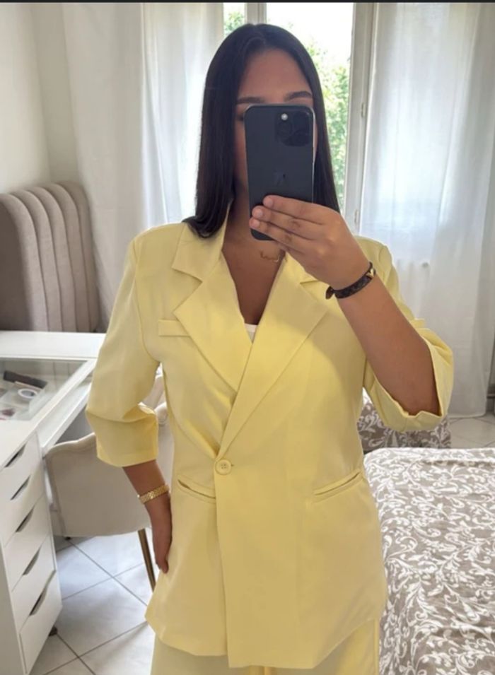 Blazer manches courtes
