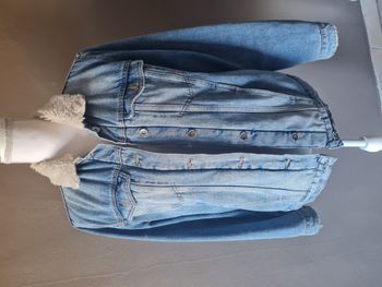 veste jeans molletonné stradivarius